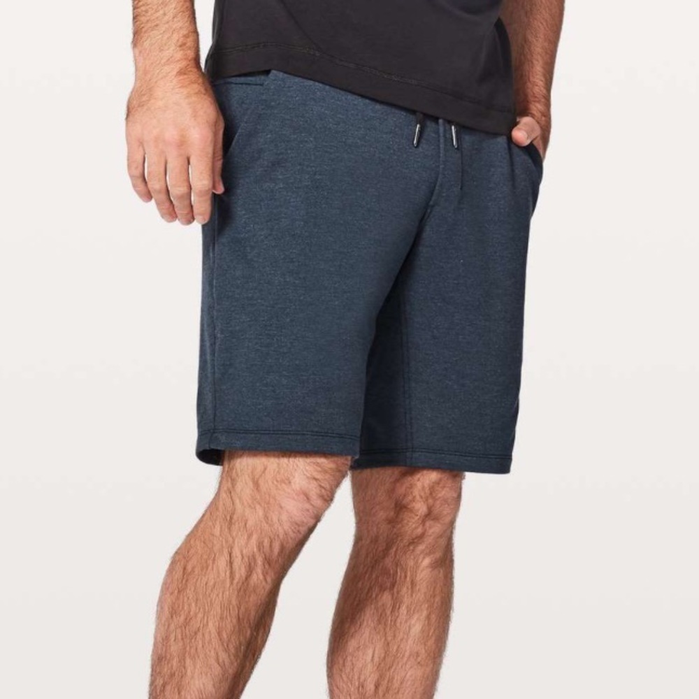 Lululemon City Sweat Short 9.5" Heathered True Navy Medium Style M7A74S